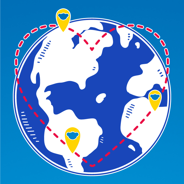 Build-A-Bear globe graphic