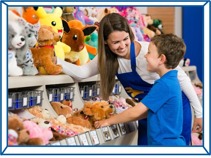 Visiting Build-A-Bear - 1. Choose Me